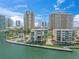 Beautiful condo building with an amazing waterfront view and community pool at 101 Sunset Dr # 102, Sarasota, FL 34236
