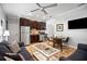 Open-concept kitchen with stainless steel appliances and adjacent dining area at 1020 Sun N Sea Dr # 104B, Sarasota, FL 34242