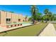 Bocce ball and shuffleboard courts add recreational value to the condo building and community amenities at 1330 Glen Oaks E Dr # 374D, Sarasota, FL 34232