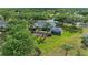 Aerial view of the property and the backyard at 13615 4Th Ne Ave, Bradenton, FL 34212