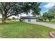 Exterior elevation with 3 car garage at 13615 4Th Ne Ave, Bradenton, FL 34212