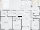 Simplified floor plan of the home, displaying the arrangement of rooms including the primary bedroom and kitchen at 2311 Sunnyside Pl, Sarasota, FL 34239