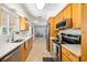 Spacious kitchen with ample countertop space and stainless steel appliances at 2311 Sunnyside Pl, Sarasota, FL 34239
