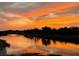 Scenic sunset view over the water with colorful skies and reflections at 2705 Taheebo Way, North Port, FL 34289