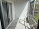 Screened porch with sliding glass door, offering bright and airy space at 4505 3Rd Street W Cir # 269, Bradenton, FL 34207