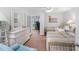 This cozy bedroom features two twin beds and plenty of room for extra storage and closet space at 5055 Gulf Of Mexico Dr # 435, Longboat Key, FL 34228