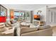 Cozy living room with comfortable seating, a large window, and an inviting atmosphere perfect for relaxation at 5055 Gulf Of Mexico Dr # 435, Longboat Key, FL 34228
