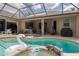 Private pool with jacuzzi and outdoor seating area at 5603 90Th Avenue E Cir, Parrish, FL 34219