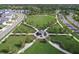 Picturesque community gazebo with well-manicured lawns and landscaped walking trails at 10217 Canaveral Cir, Sarasota, FL 34241