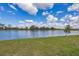 Relaxing view of the waterfront behind the home at 10217 Canaveral Cir, Sarasota, FL 34241
