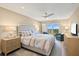 Bedroom with balcony and ocean view at 1050 Longboat Club Road # 903, Longboat Key, FL 34228