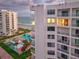 Beachfront condominium with a large pool and sundeck overlooking the ocean at 1050 Longboat Club Road # 903, Longboat Key, FL 34228