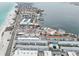 Aerial shot of multi-Gathering building location, highlighting its convenience to amenities and the shoreline at 117 7Th N St # 5, Bradenton Beach, FL 34217