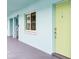 Exterior image of condo unit entrance and walkway at 117 7Th N St # 5, Bradenton Beach, FL 34217