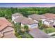 Aerial view featuring lush landscaping and a well-manicured neighborhood at 13902 Messina Loop, Bradenton, FL 34211