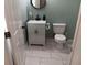 Small bathroom featuring a modern sink vanity and toilet at 1609 17Th W St, Bradenton, FL 34205