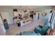 Bright kitchen with granite countertops, modern stainless steel appliances, and bar seating at 1609 17Th W St, Bradenton, FL 34205
