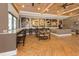 Community coffee room featuring stylish decor, ample seating, and a coffee bar setup at 23572 Awabuki Dr # 202, Venice, FL 34293