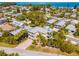 View of the property and surrounding neighborhood featuring many other homes at 306 Poinsettia Rd, Anna Maria, FL 34216