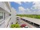 Well-maintained parking lot with covered parking and lush landscaping at 3790 Pinebrook Cir # 408, Bradenton, FL 34209