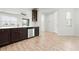 Bright kitchen with stainless steel appliances and wood-look flooring at 5543 Pleasantview Ct, Bradenton, FL 34211