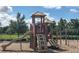 A community playground with slides, climbing structure, and other playground features at 5543 Pleasantview Ct, Bradenton, FL 34211