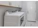 Well-equipped laundry room with modern appliances and ample storage space at 8223 Snowy Egret Pl, Bradenton, FL 34202