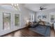Comfortable living room with modern furniture, stylish decor, and plenty of natural light at 8223 Snowy Egret Pl, Bradenton, FL 34202