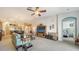 Bright and airy living room with high ceilings and seamless transition to other living spaces at 5356 Mang Pl # 1404, Sarasota, FL 34238