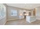 Contemporary kitchen with wood floors features recessed lighting and stainless steel appliances at 10027 Cross River Trl, Parrish, FL 34219