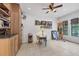 Bright studio with natural light, built-in shelves, and creative space perfect for an artist at 11551 30Th E Cv, Parrish, FL 34219