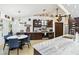 Spacious kitchen featuring a marble island, stainless steel appliances, and lots of natural light at 18033 Edgewater Dr, Port Charlotte, FL 33948