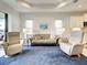 Bright living room with a comfortable seating arrangement and contemporary design at 208 Potenza Loop, Nokomis, FL 34275