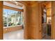 Cozy sun room with windows and bar area at 2196 Muskogee Trl, Nokomis, FL 34275