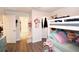 Bedroom with bunk beds; great use of space and for , with lots of light at 4509 95Th E Ter, Parrish, FL 34219