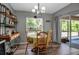 Cozy breakfast nook with a view and access to the outdoor patio at 4673 Lummus St, North Port, FL 34286