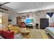 Inviting converted garage features cozy furniture, TV, decor, and comfortable living space at 4673 Lummus St, North Port, FL 34286