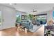 Bright living room with stylish seating and outdoor access at 4704 Stafford Ct, Palmetto, FL 34221