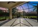Spacious screened-in patio offering ample space for outdoor relaxation at 4704 Stafford Ct, Palmetto, FL 34221