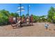 A fun pirate-themed playground with slides, climbing structures, and a spring rider for endless adventures at 5749 Sunflower Cir, Sarasota, FL 34238