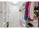 Well-organized walk in closet with shelving and ample storage space at 6209 Erice St, Venice, FL 34293