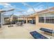 Screened lanai featuring both lounge chairs and a dining table for outdoor enjoyment at 6209 Erice St, Venice, FL 34293