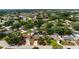 Gorgeous aerial view of single-Gathering home featuring a private pool and serene backyard surrounded by mature trees at 6604 23Rd W Ave, Bradenton, FL 34209