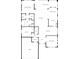 Detailed floor plan layout showcasing the bedrooms, kitchen, living spaces, and garage at 7016 Lennox Pl, University Park, FL 34201