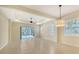 Open living area featuring access to the outdoor pool, recessed lighting, and a ceiling fan at 7158 Westhill Ct, Lakewood Ranch, FL 34202