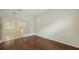 Office with hardwood floors, and a glass door leading to a living space at 7158 Westhill Ct, Lakewood Ranch, FL 34202
