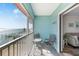 Relax on the screened balcony with coastal views and comfortable seating at 901 Gulf S Dr # 14, Bradenton Beach, FL 34217