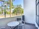 Private patio featuring a new outdoor seating area at 941 N Osprey Ave, Sarasota, FL 34236