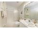 Bright bathroom with a shower-tub combo, white vanity, and beach-themed decor for a clean and relaxing space at 9620 Club South Cir # 5208, Sarasota, FL 34238