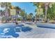Inviting entrance to Siesta Beach, adorned with palm trees and clear signage, promising a delightful beach experience at 9620 Club South Cir # 5208, Sarasota, FL 34238